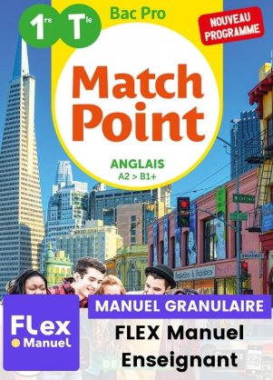 Match Point Anglais 1re, Tle Bac Pro (2022)
