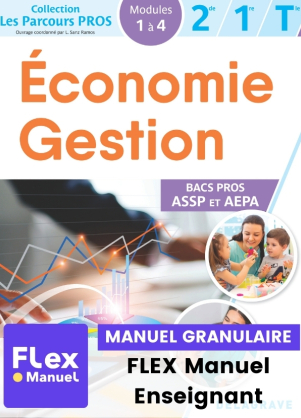 Couverture  Pochette Économie-Gestion 2de, 1re, Tle Bac Pro ASSP/AEPA