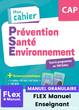 Couverture Pochette Mon cahier PSE CAP - Collection Mon cahier
